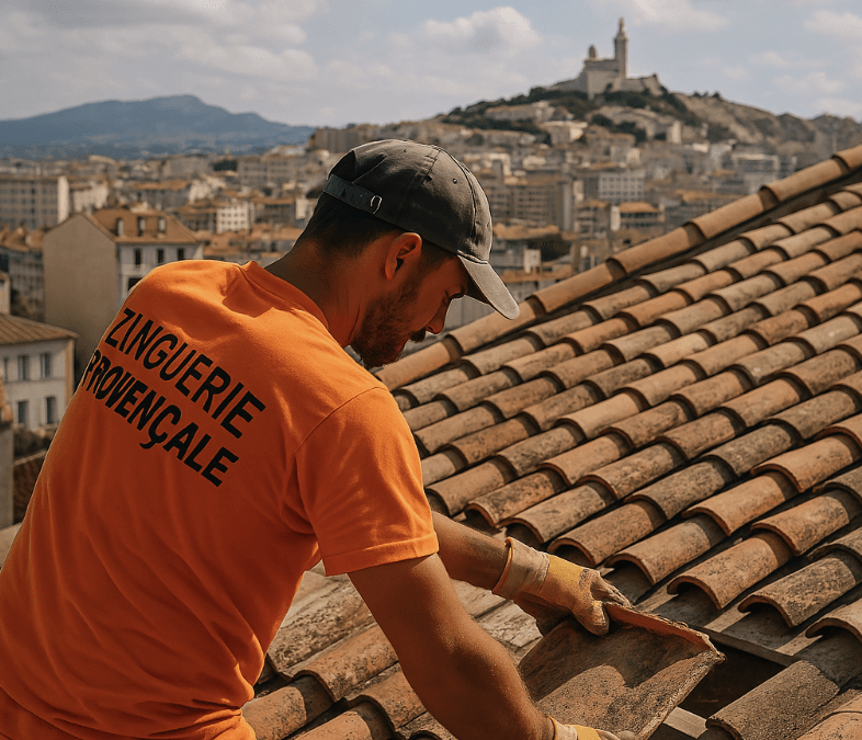 Rénovation complète d’un toit à Marseille